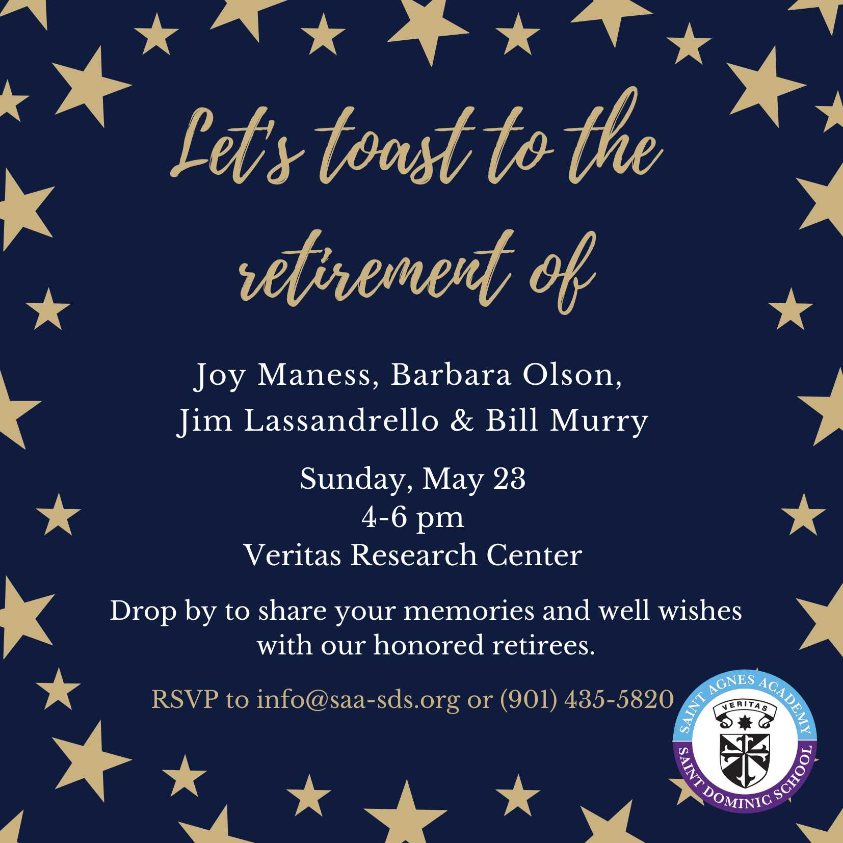 Retirement Celebration May 23