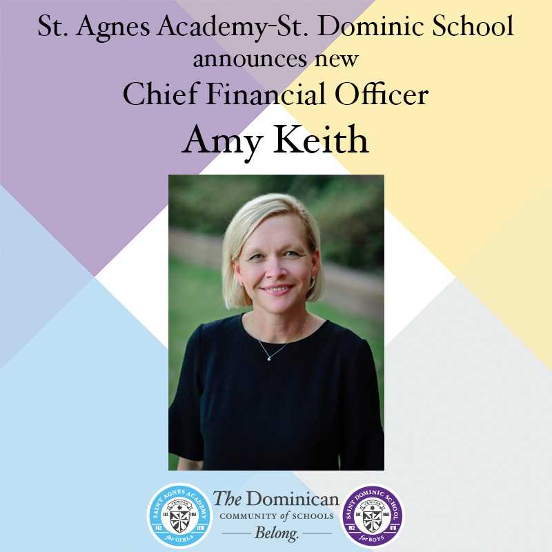 St. Agnes-St. Dominic Names New CFO Amy Keith