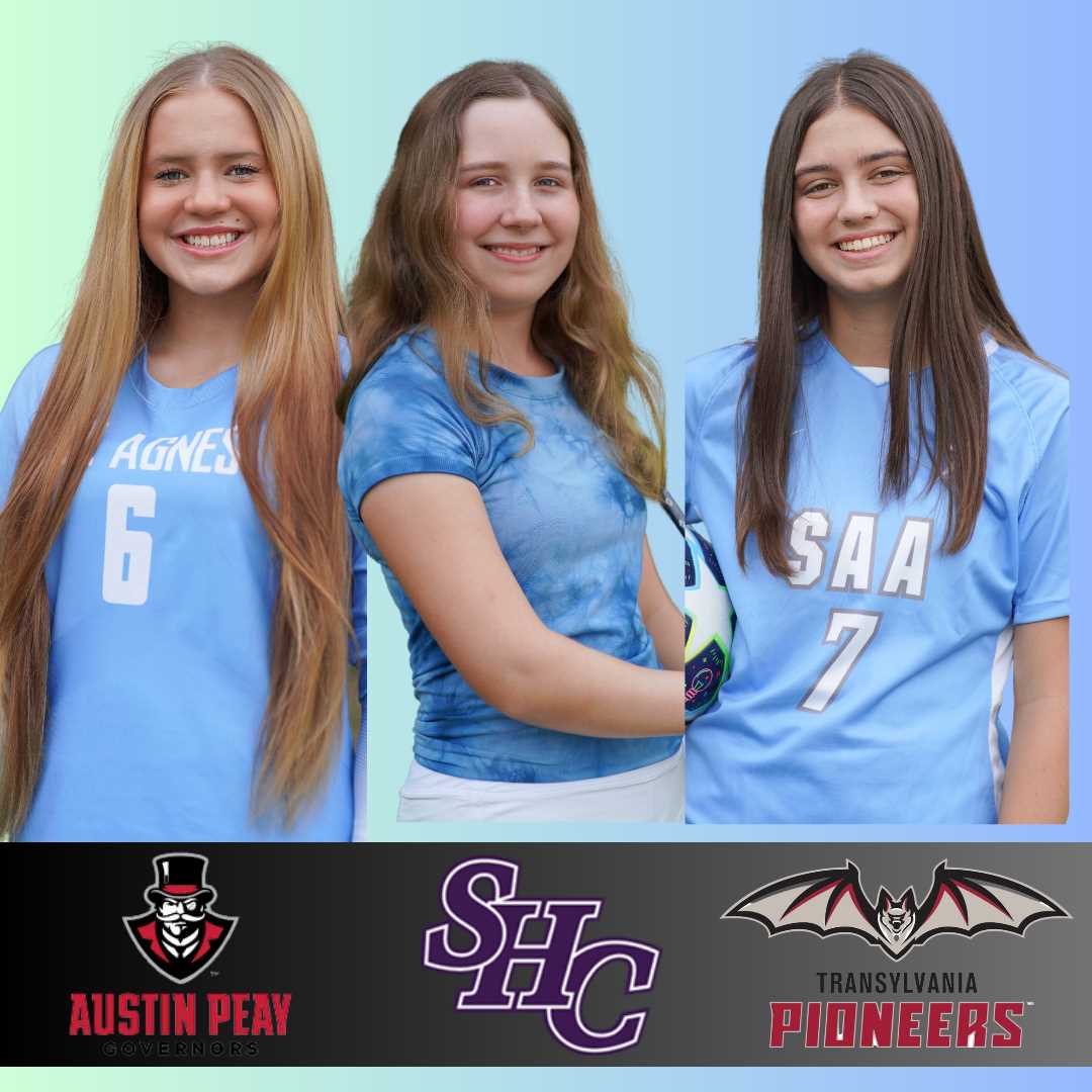 Three St. Agnes Athletes Sign National Letters of Intent
