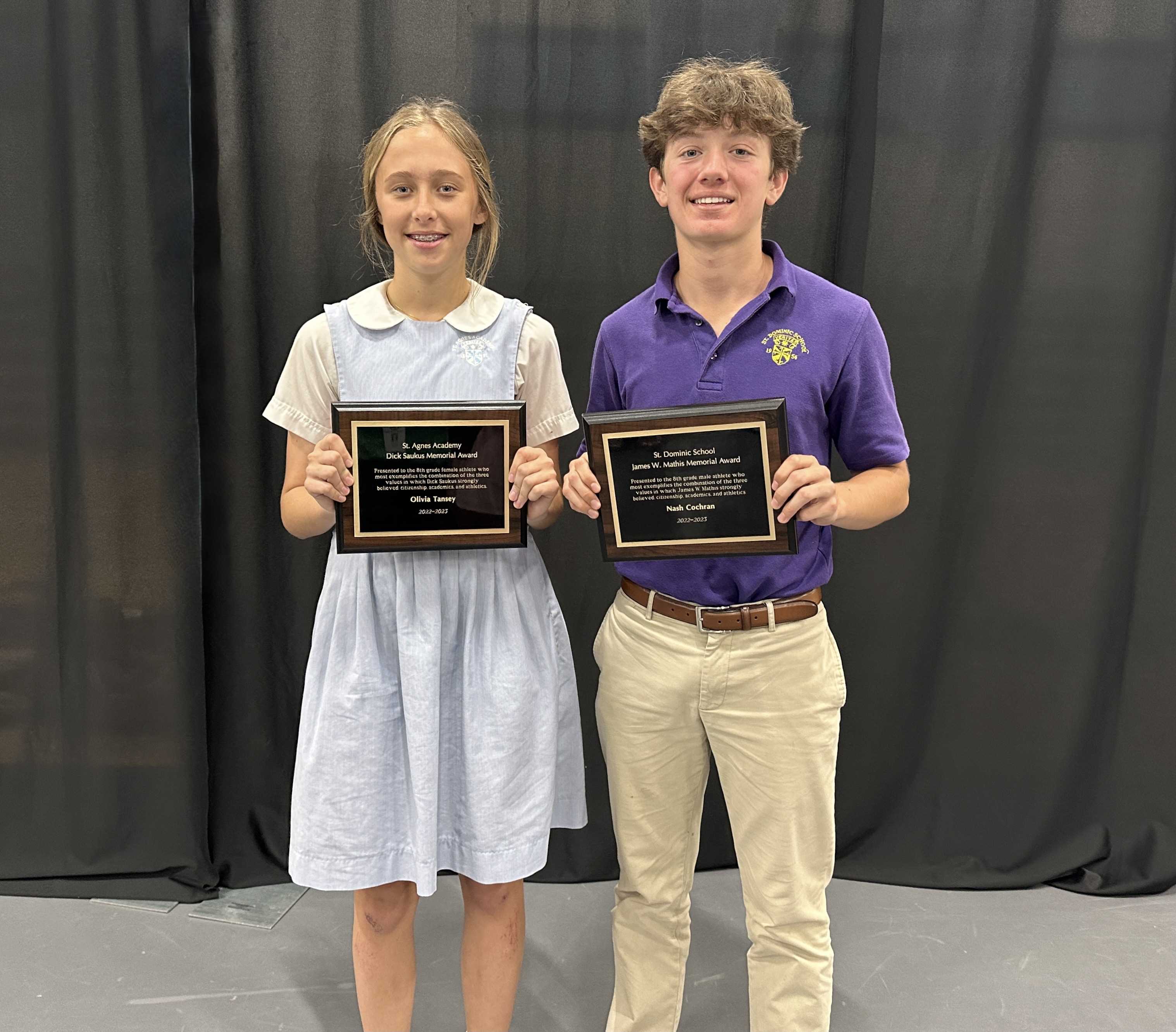 Grades 6-8 Athletic Awards