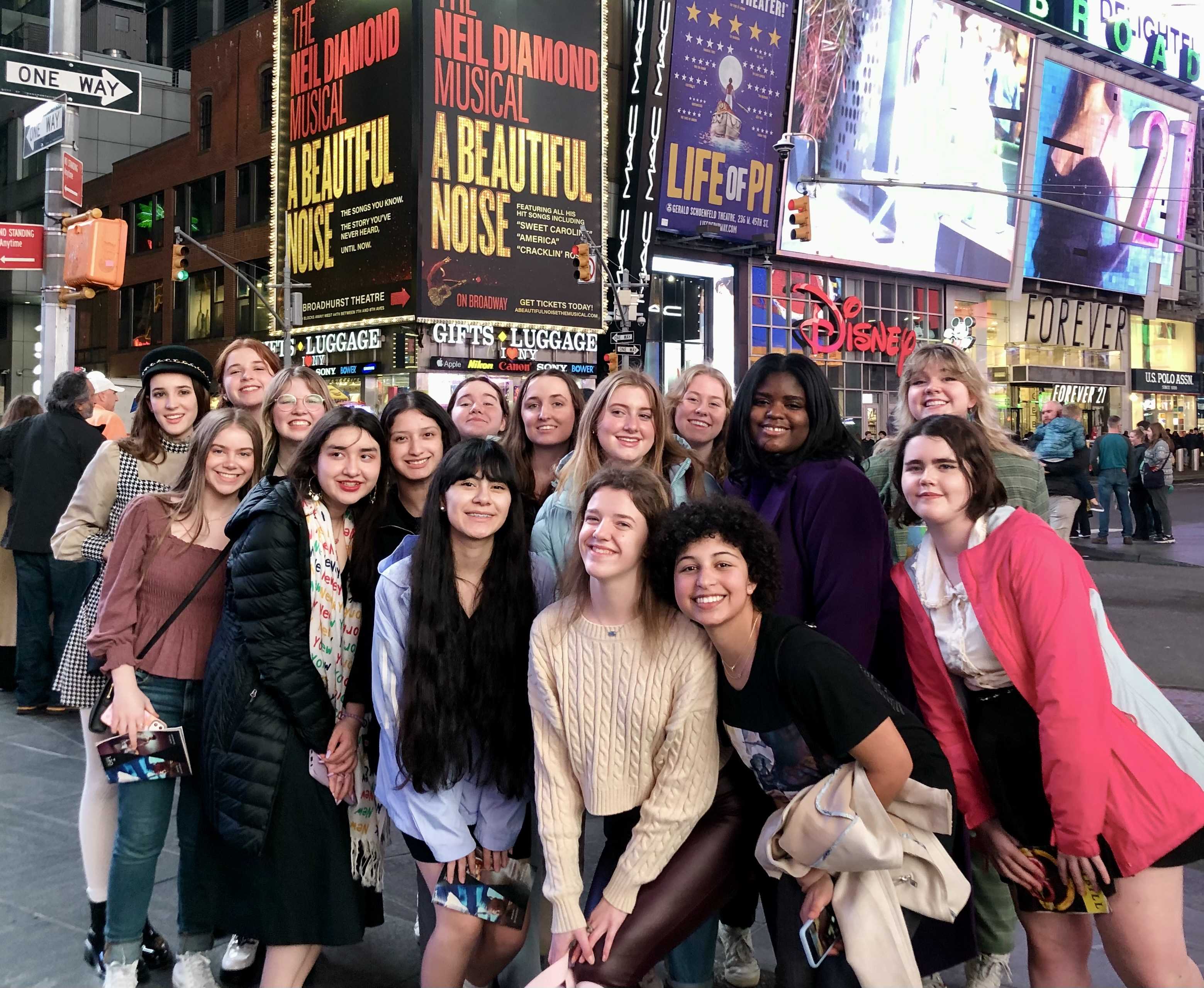 Fine Arts Takes on the Big Apple-A Reflection on the Recent Trip to NYC by Paige Jerit (’23)