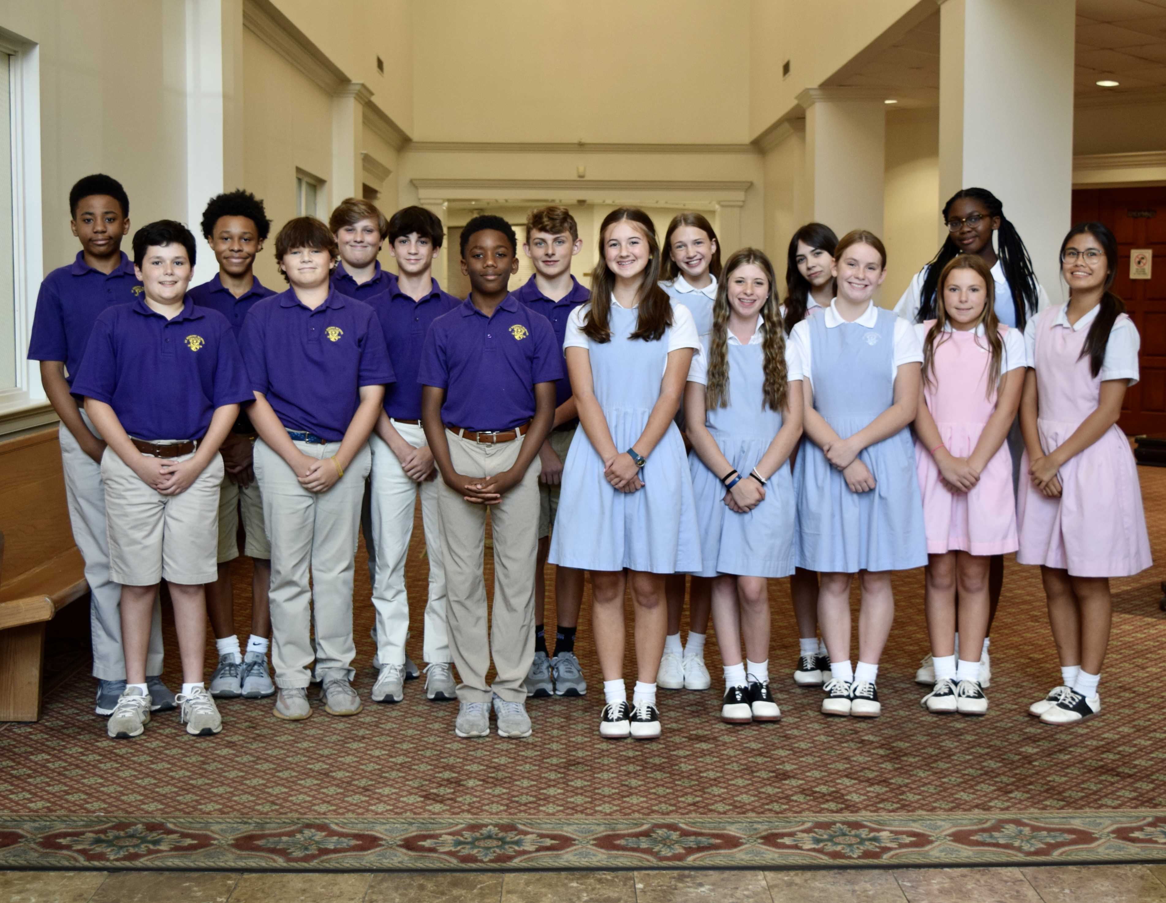 2023-2024 Lower School SGA Members Elected