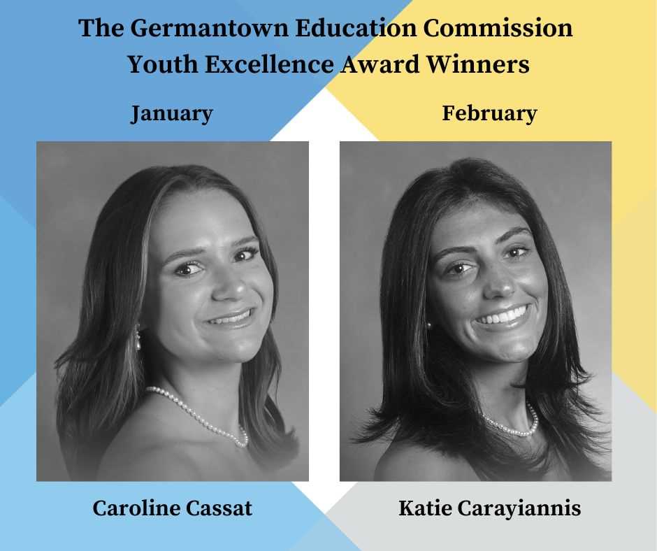 SAA Seniors Named Germantown Youth Excellence Award Winners