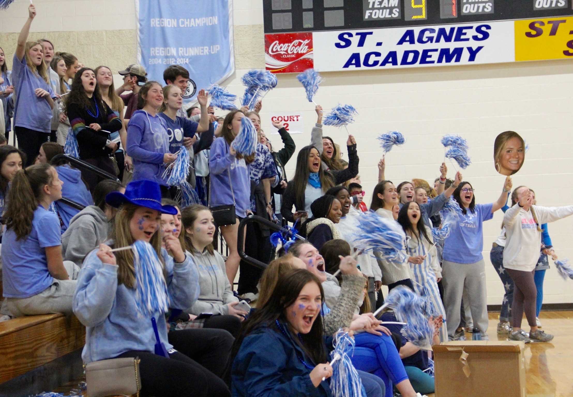 St. Agnes Stars Compete in 1st Round of State Basketball Tournament 